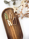 High quality polymer clay cutter creating clean sharp cuts for earrings and jewelry making