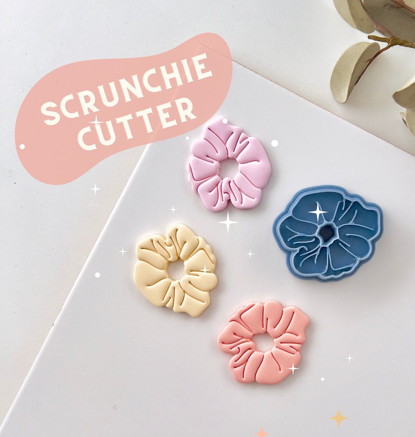 High quality polymer clay cutter creating clean sharp cuts for earrings and jewelry making