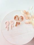 High quality polymer clay cutter creating clean sharp cuts for earrings and jewelry making