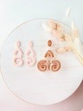 High quality polymer clay cutter creating clean sharp cuts for earrings and jewelry making