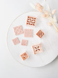 High quality polymer clay cutter creating clean sharp cuts for earrings and jewelry making