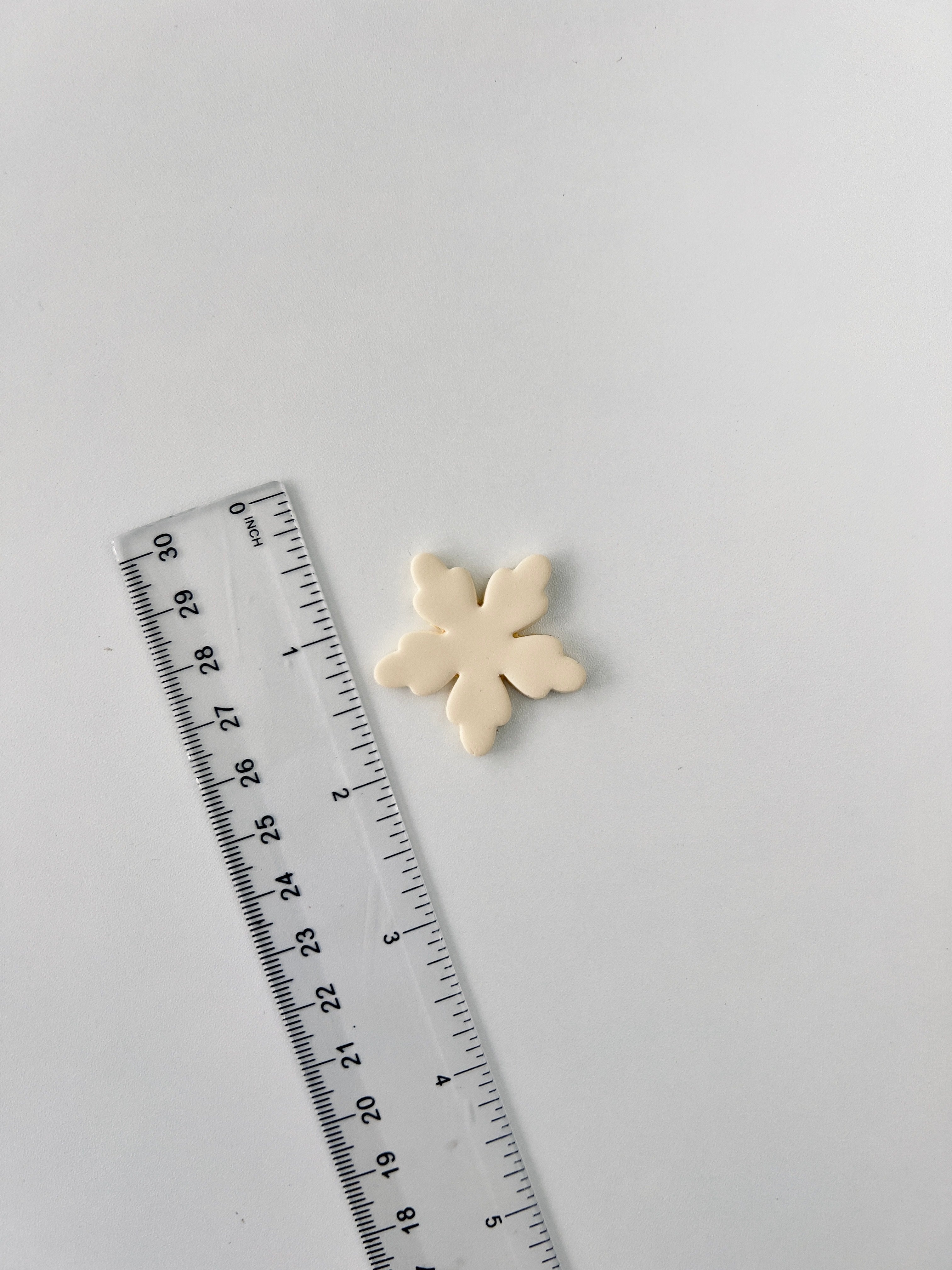 High quality polymer clay cutter creating clean sharp cuts for earrings and jewelry making