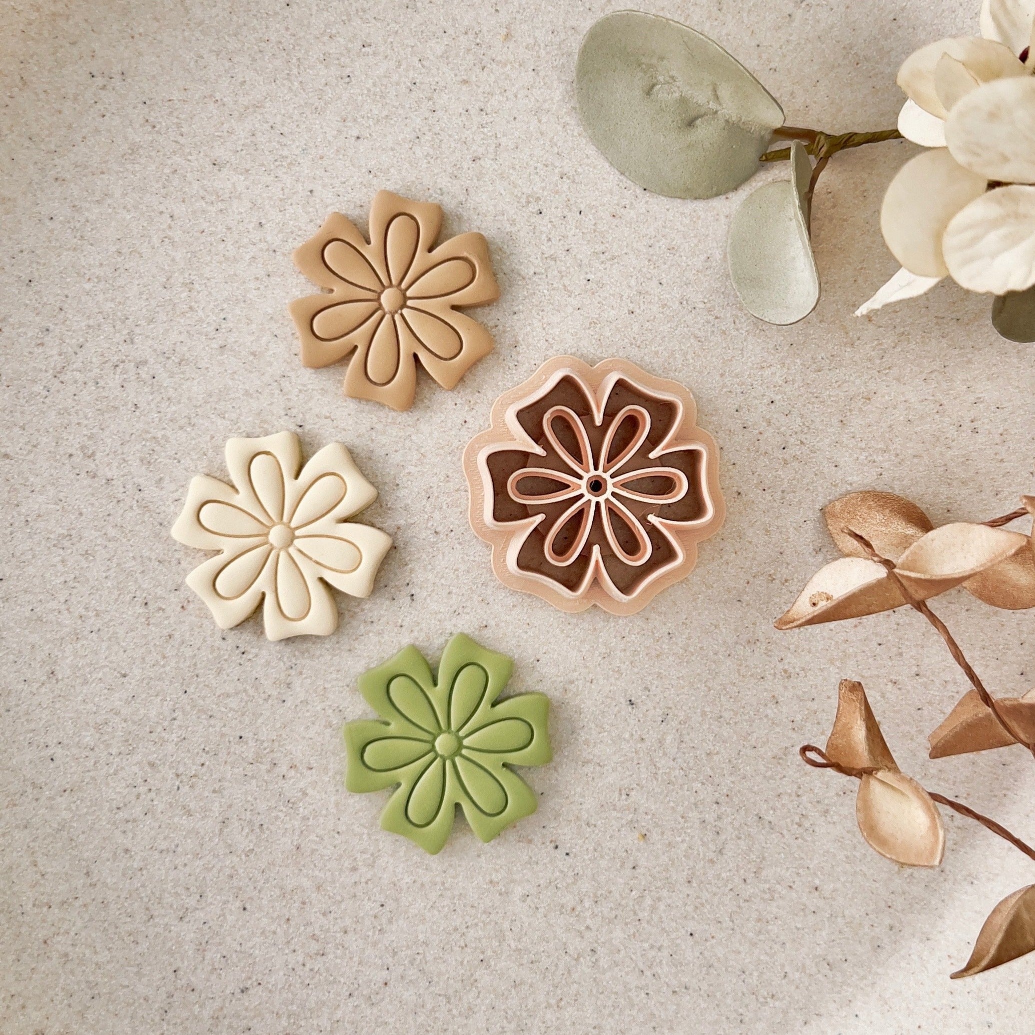 High quality polymer clay cutter creating clean sharp cuts for earrings and jewelry making