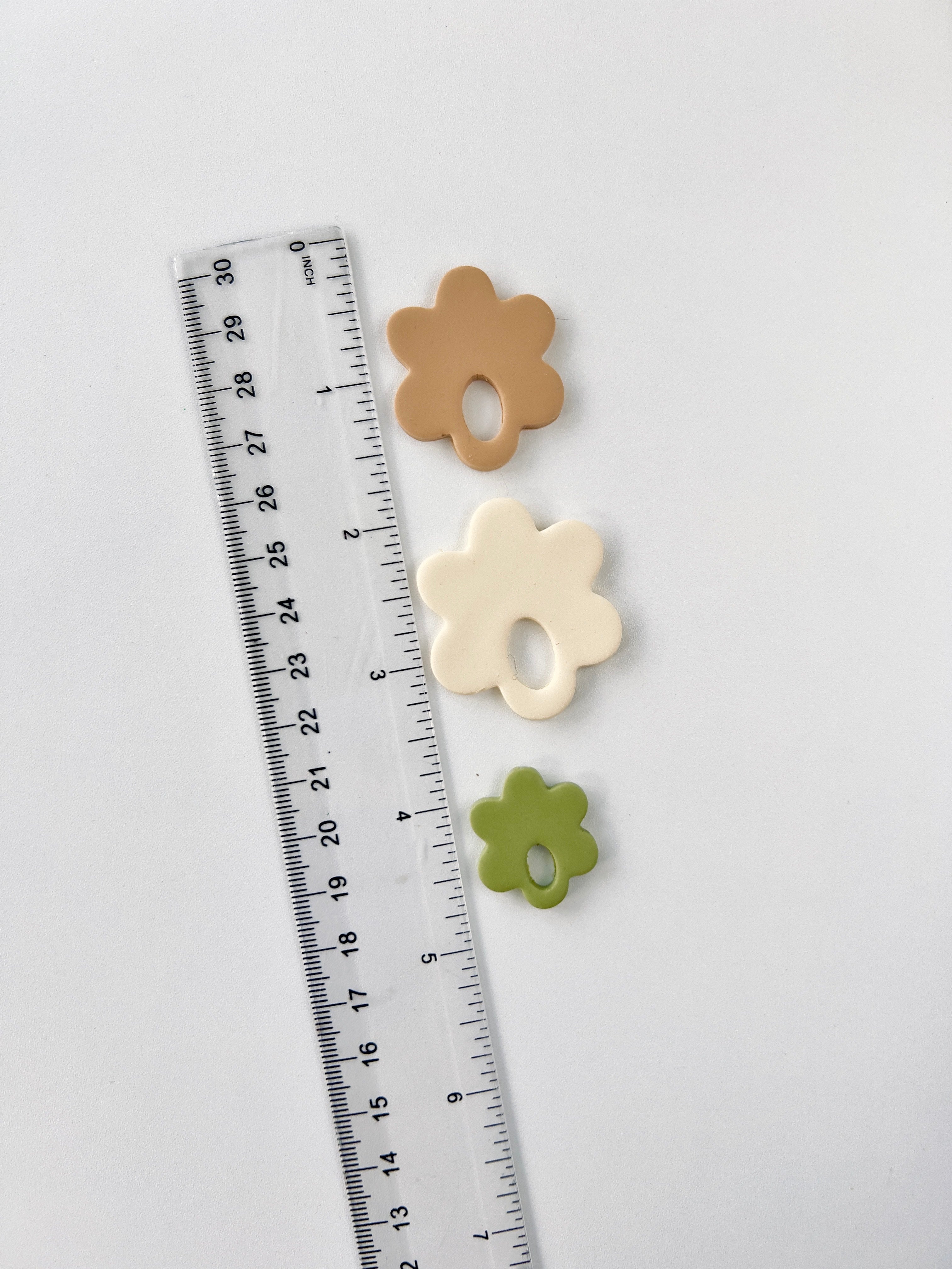 High quality polymer clay cutter creating clean sharp cuts for earrings and jewelry making