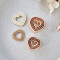 High quality polymer clay cutter creating clean sharp cuts for earrings and jewelry making