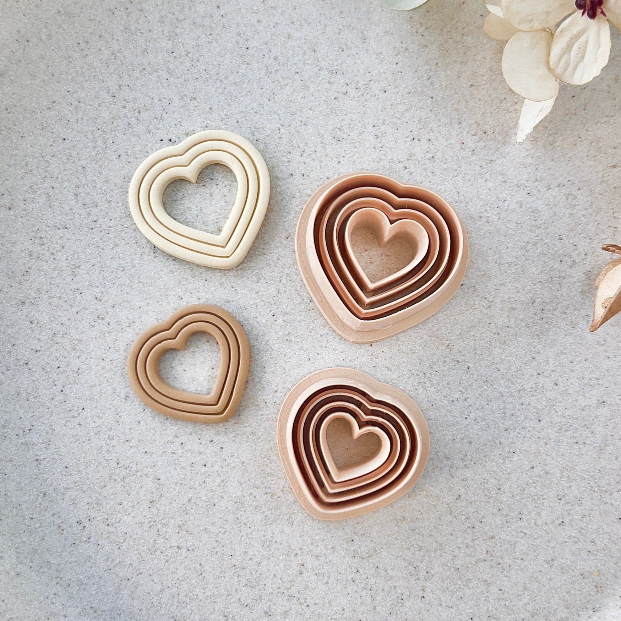 High quality polymer clay cutter creating clean sharp cuts for earrings and jewelry making