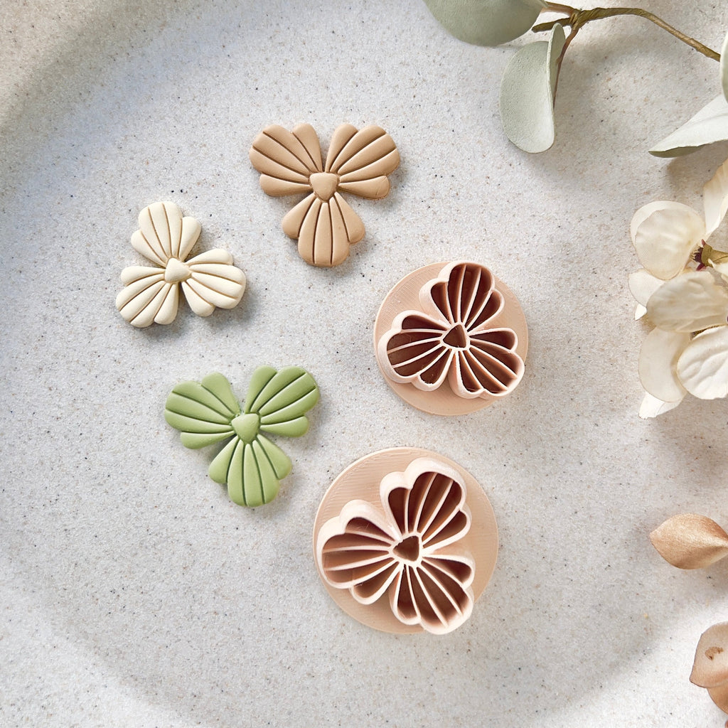 High quality polymer clay cutter creating clean sharp cuts for earrings and jewelry making