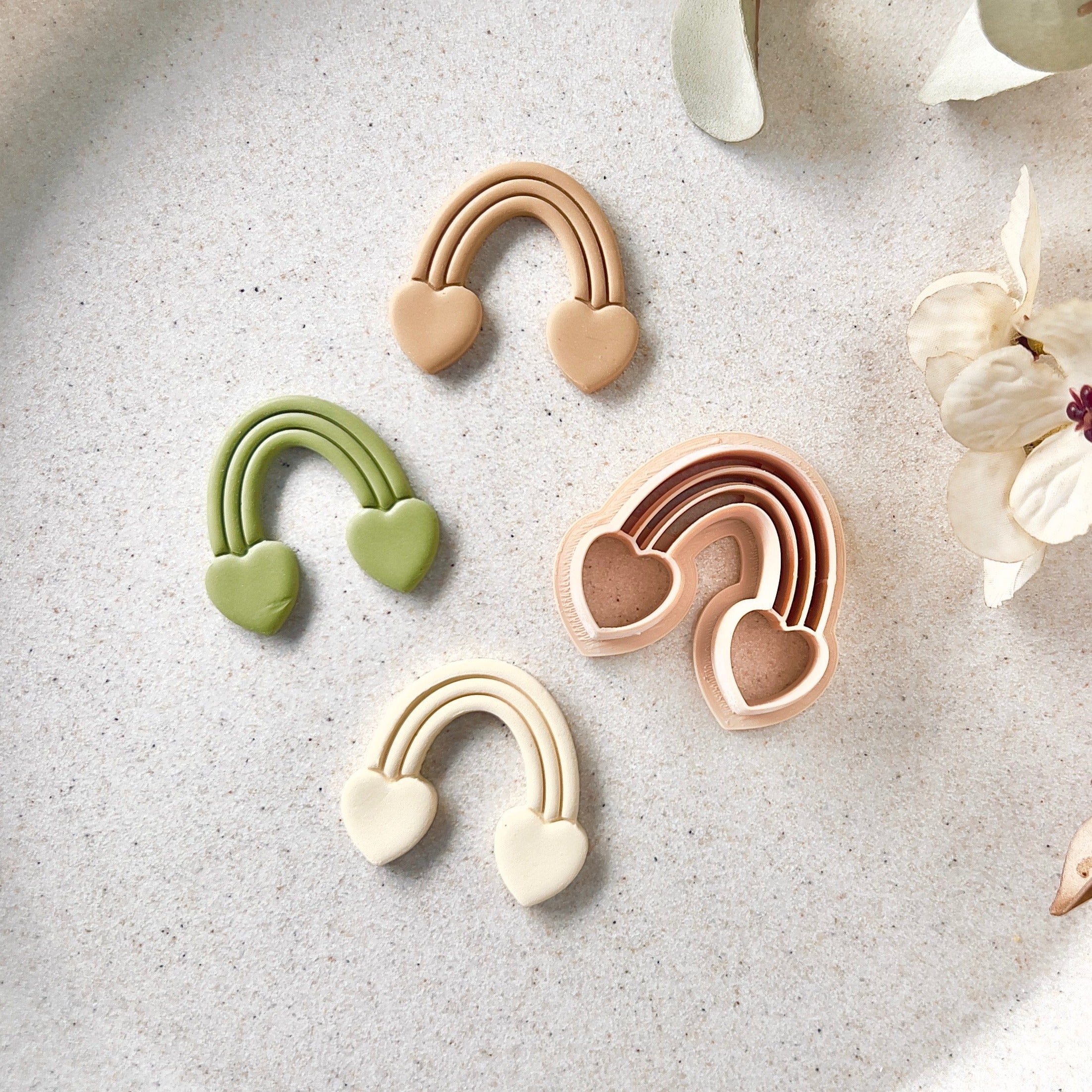 High quality polymer clay cutter creating clean sharp cuts for earrings and jewelry making