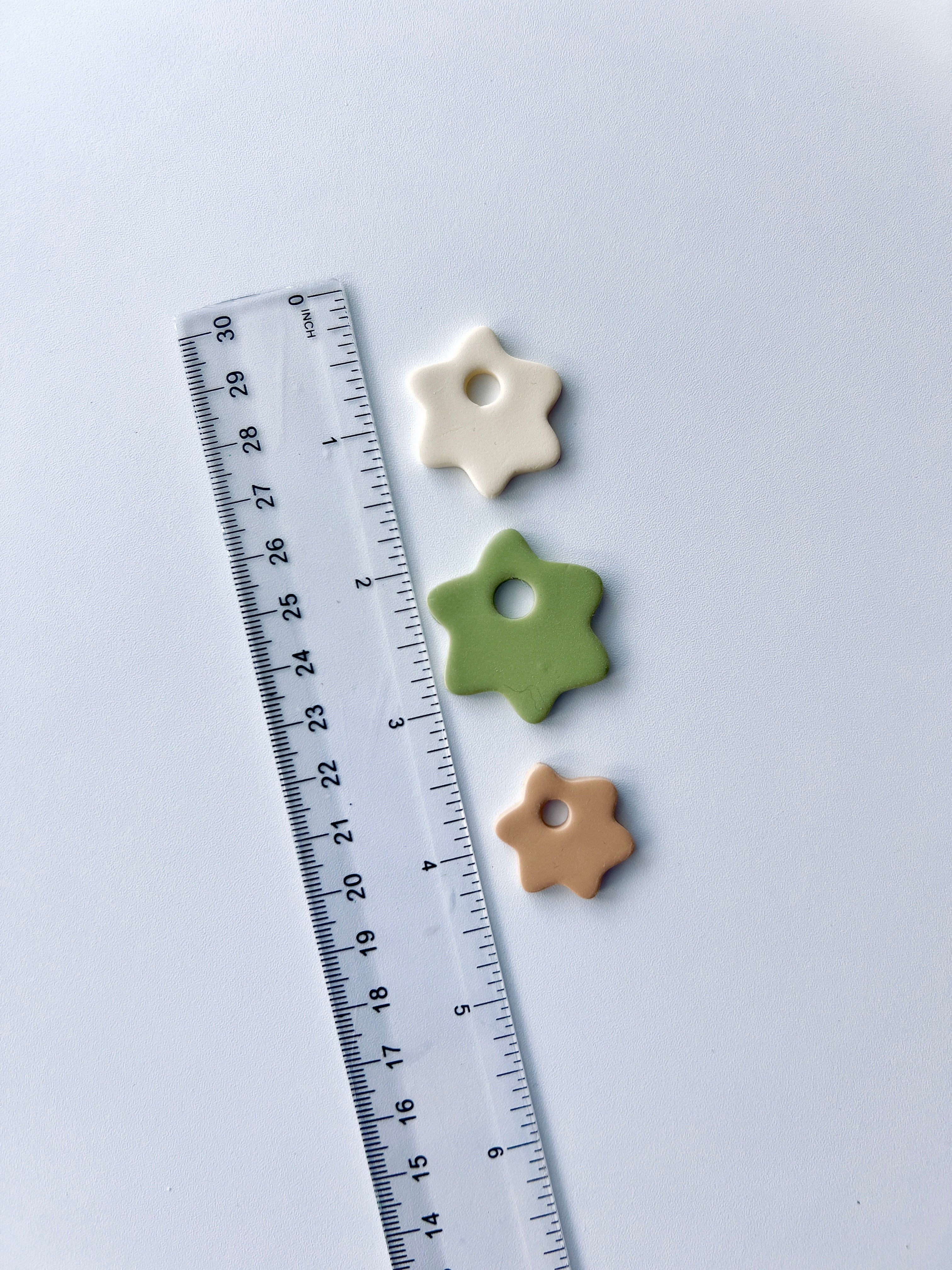 High quality polymer clay cutter creating clean sharp cuts for earrings and jewelry making
